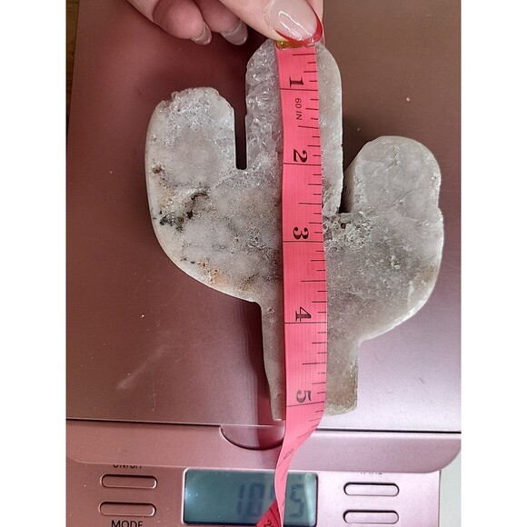 Pink Amethyst Druzy Cactus Pink Crystal - 1lb 470 G- 5in Brazil - Picture 8 of 9